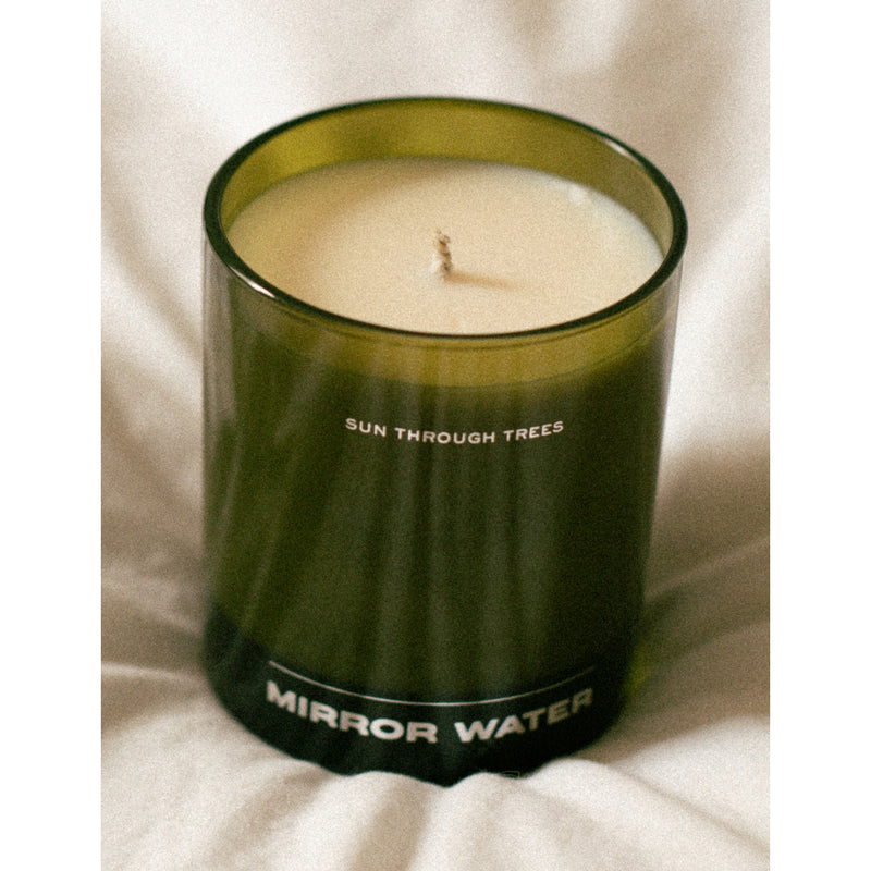 Mirror Water Sun Through Trees scented candle 280g, imported from the UK