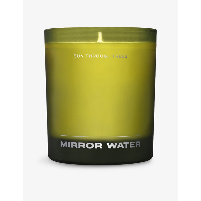 Mirror Water Sun Through Trees scented candle 280g, imported from the UK