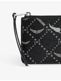 Zadig&Voltaire coated-canvas card holder 13.5cm (British brand)