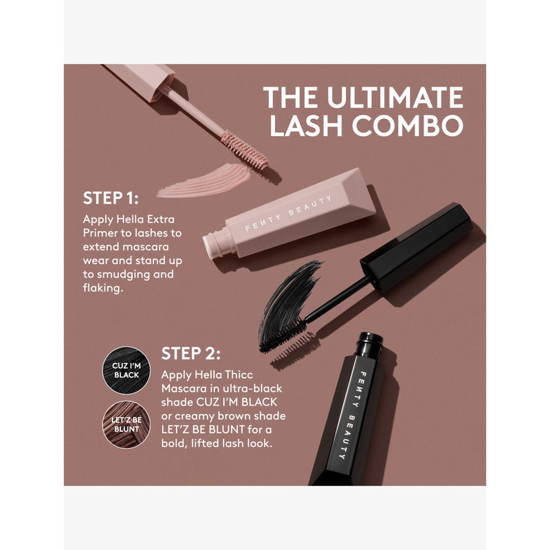 Fenty Beauty Hella Extra mascara-boosting primer 10ml - British product