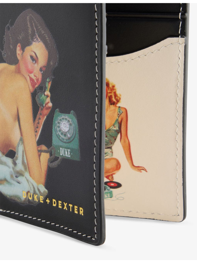 Duke + Dexter Dean Pin Up leather wallet, UK version