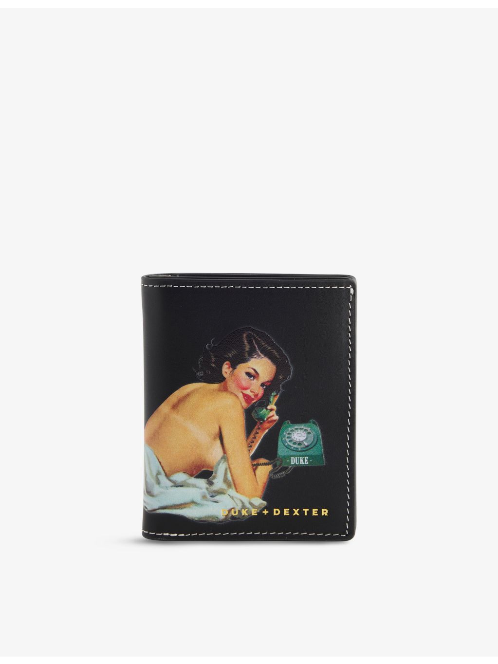Duke + Dexter Dean Pin Up leather wallet, UK version