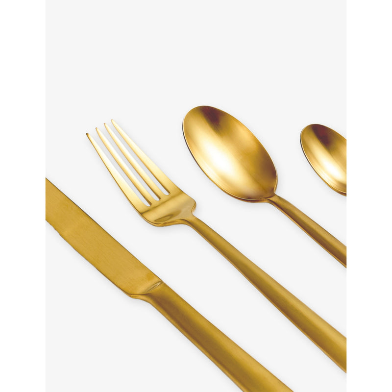 Wedgwood Lunar 16-piece stainless-steel cutlery set (British brand)