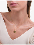 Astley Clarke Celestial locket necklace, 18ct gold plated, imported from the UK