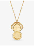 Astley Clarke white sapphire locket necklace 13mm - British product