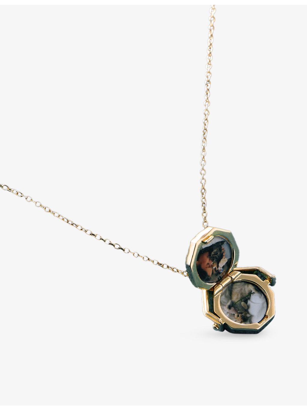 Astley Clarke white sapphire locket necklace 13mm - British product