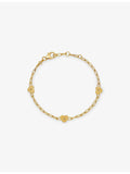 Astley Clarke Biography heart bracelet 18ct gold plated, UK version