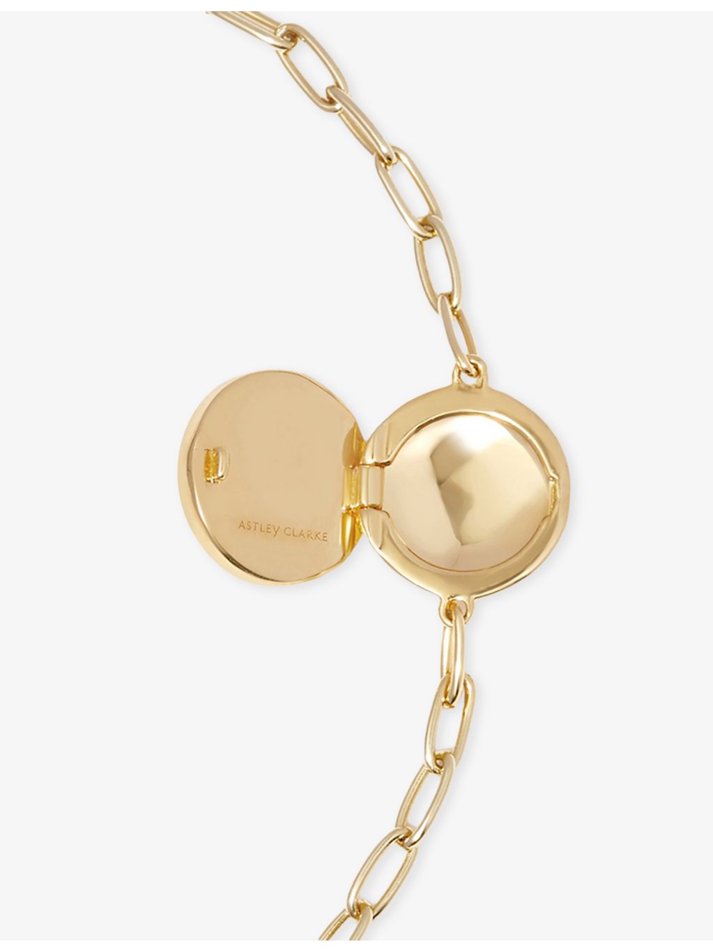 Astley Clarke Polaris gold-plated locket bracelet, UK version