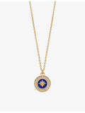 Astley Clarke gold vermeil pendant with lapis and white sapphires (British brand)