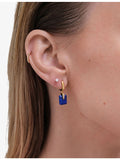 Astley Clarke drop huggies earrings in 18ct yellow gold (British brand)