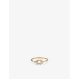 Mini Nova 14ct Yellow-Gold And 0.01ct Lab-Grown Diamond Ring - L