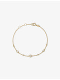 Astley Clarke yellow gold lab-grown diamond bracelet 0.218ct, imported from the UK