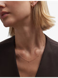 Astley Clarke 14ct yellow-gold diamond necklace 0.17ct (British brand)