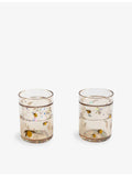 Konges Sløjd lemon glitter-filled cups pack of two, UK version