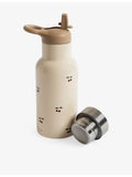 Konges Sløjd cherry-print straw thermal bottle 350ml - British product