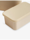 Konges Sløjd lemon-print lunch box with two compartments (British brand)