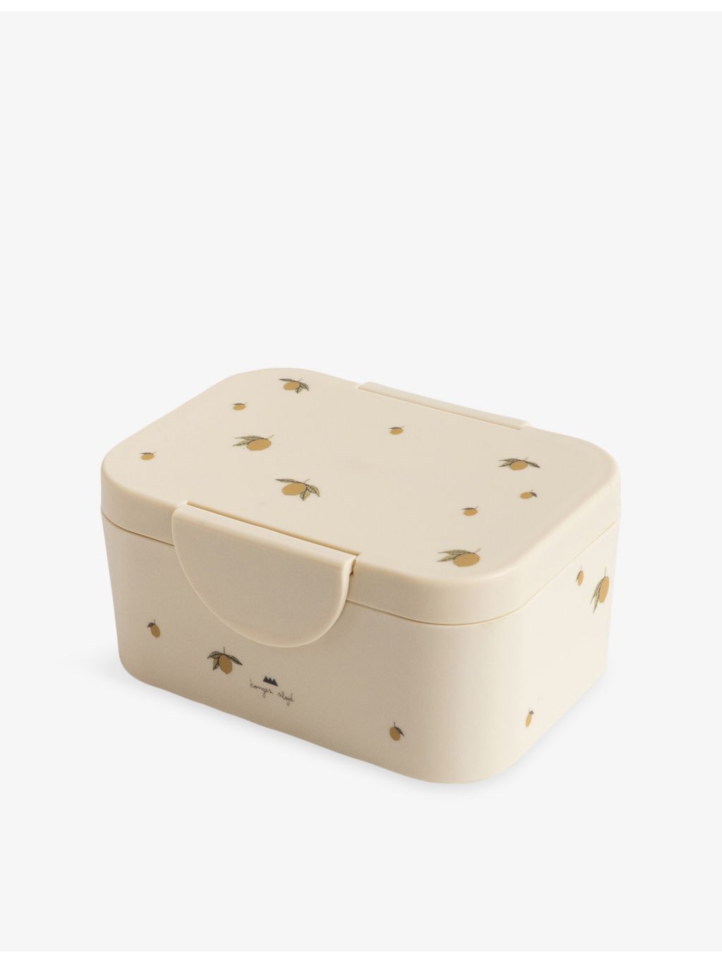 Konges Sløjd lemon-print lunch box with two compartments (British brand)