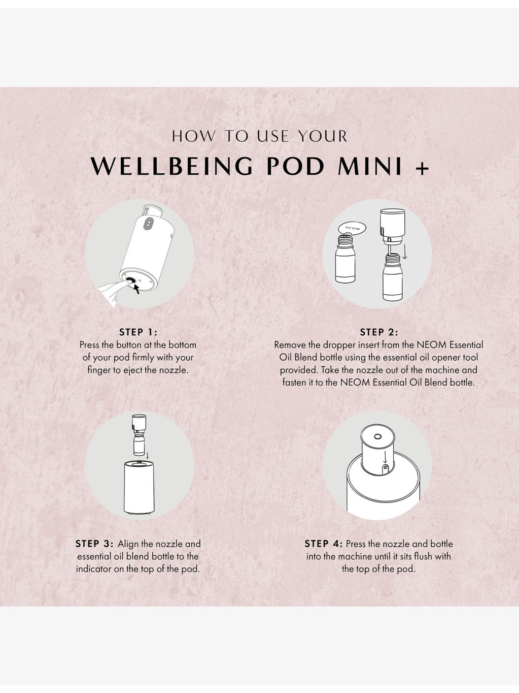Neom Wellbeing Pod Mini scented oil diffuser, imported from the UK