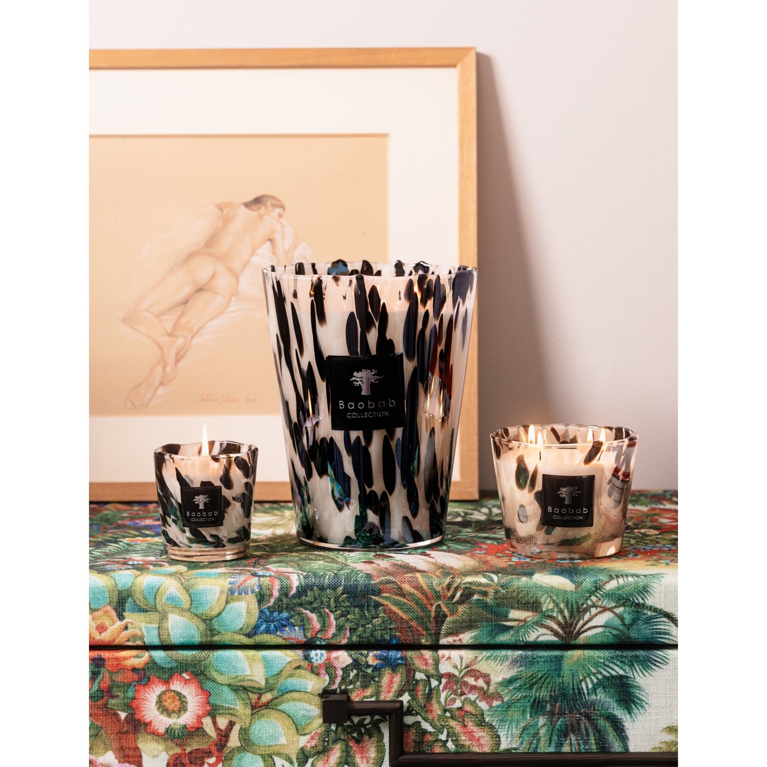 Baobab Collection Black Pearls scented candle 190g (British brand)