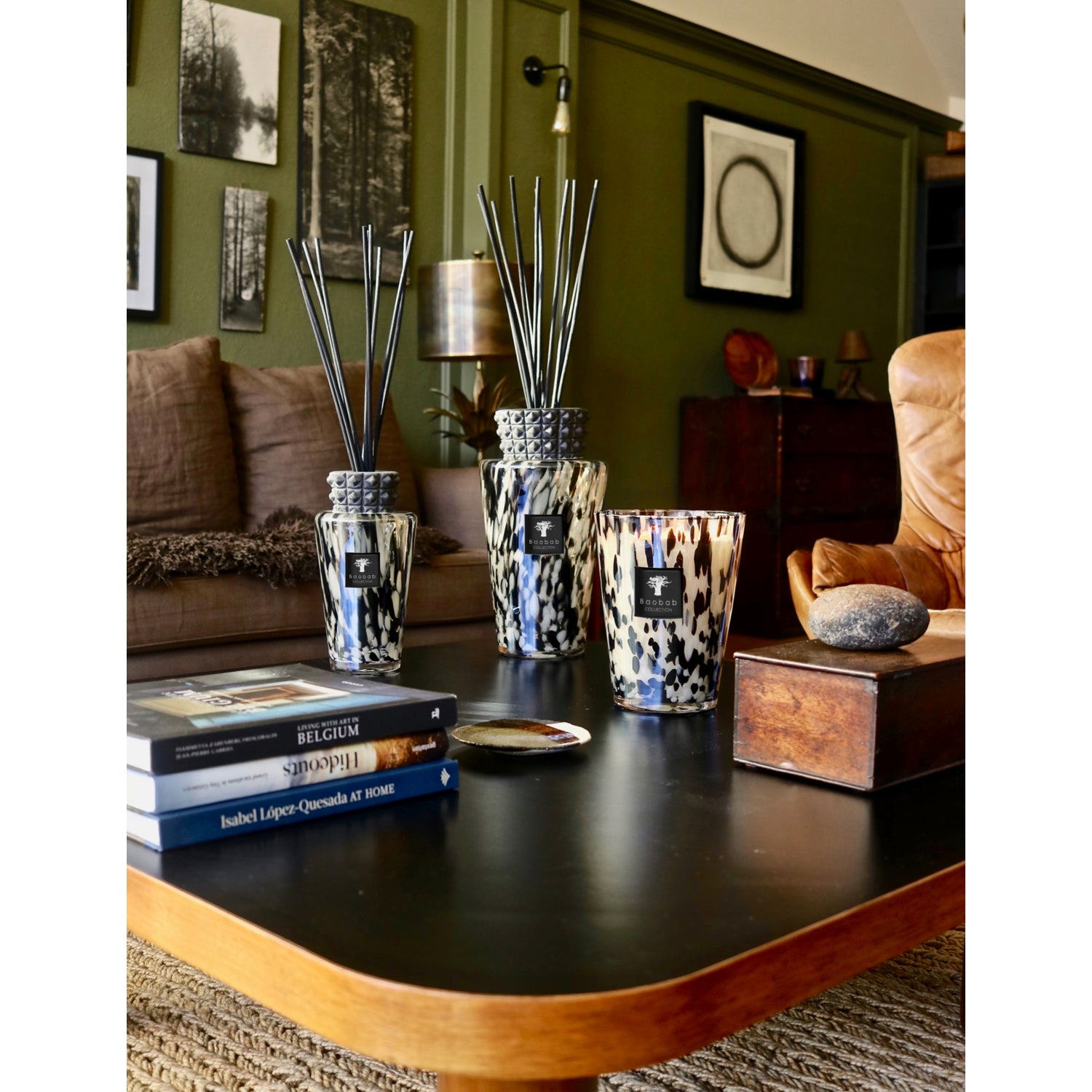 Baobab Collection Black Pearls scented diffuser set 2L (British brand)