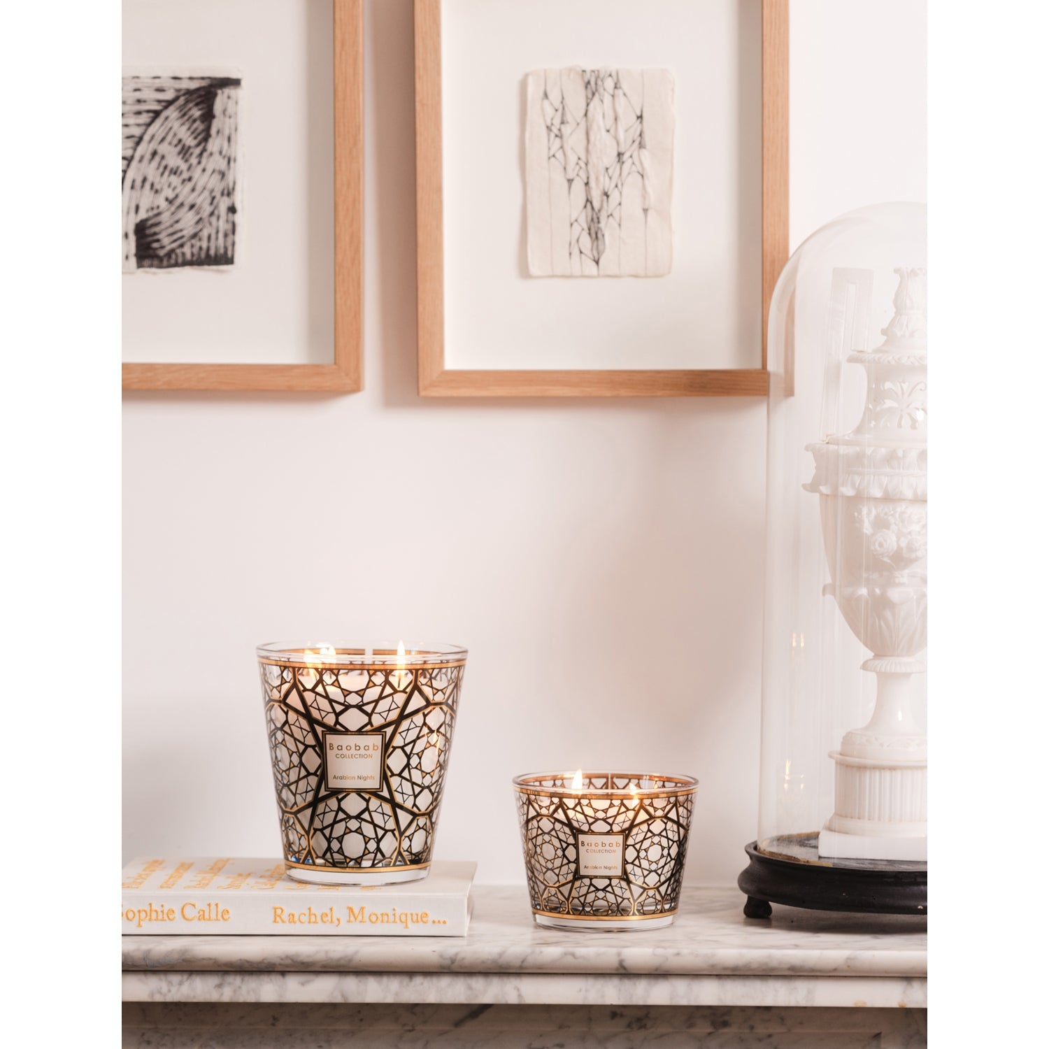 Baobab Collection Arabian Nights scented candle 1300g, imported from the UK