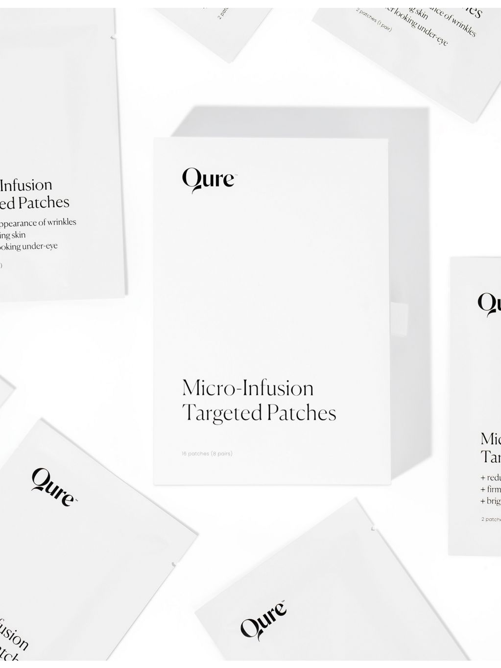 Qure Skincare micro-infusion targeted patches 8 pairs, imported from the UK