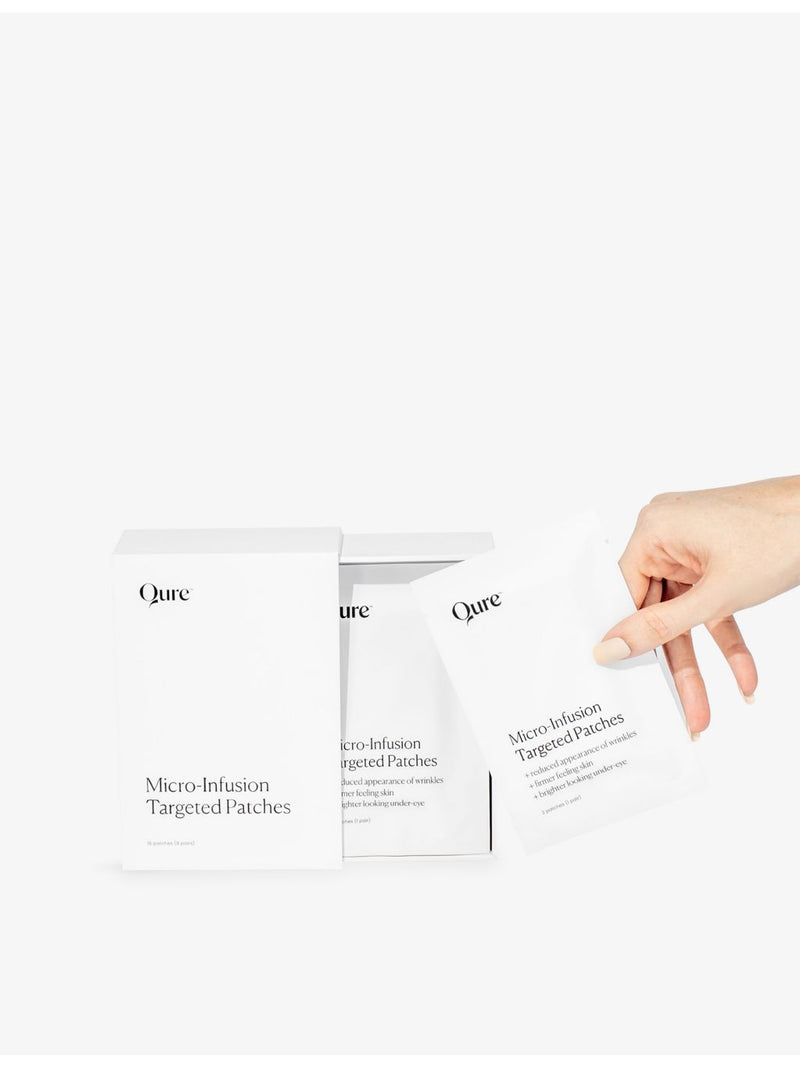 Qure Skincare micro-infusion targeted patches 8 pairs, imported from the UK