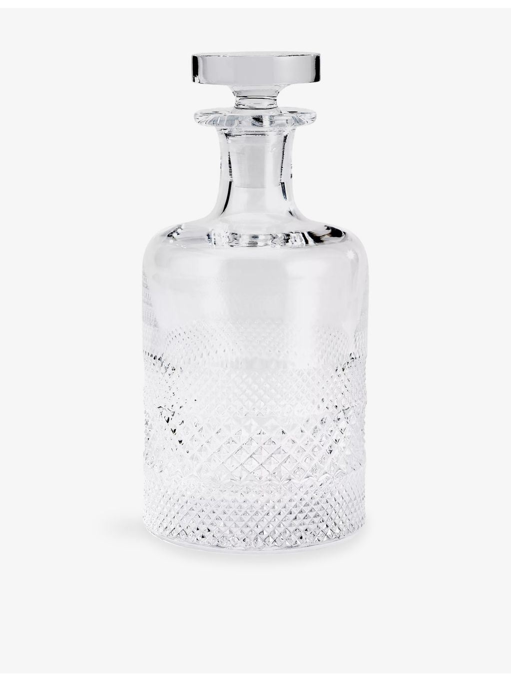 Soho Home Huxley Cut crystal decanter 30cm - British product