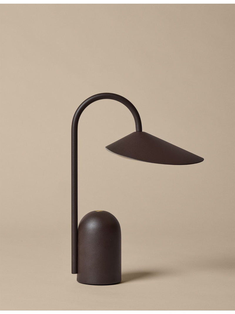 ferm Living Arum portable lamp iron and aluminium, imported from the UK