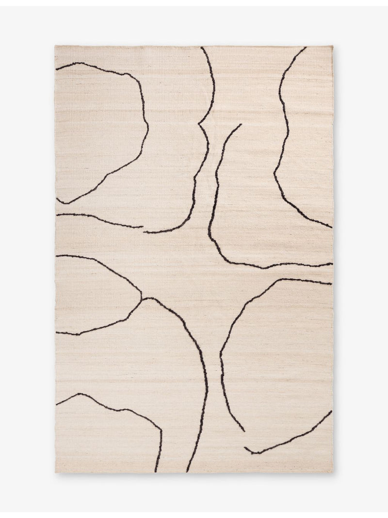 ferm LIVING Gesso jute rug 200x300cm, imported from the UK