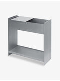 ferm LIVING aluminium plant box with shelf, imported from the UK