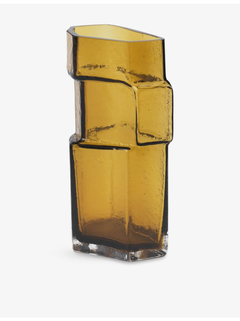 ferm LIVING Utzon Can Lis glass vase 23cm, imported from the UK