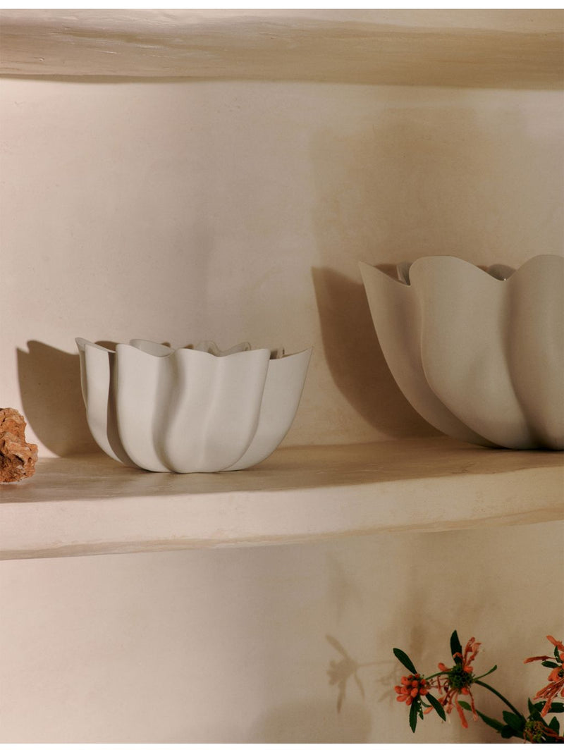 ferm LIVING Nium stoneware bowl 36cm - British product