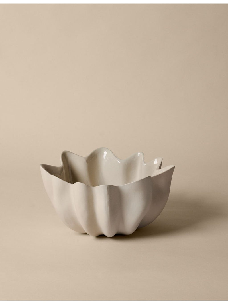 ferm LIVING Nium stoneware bowl 36cm - British product