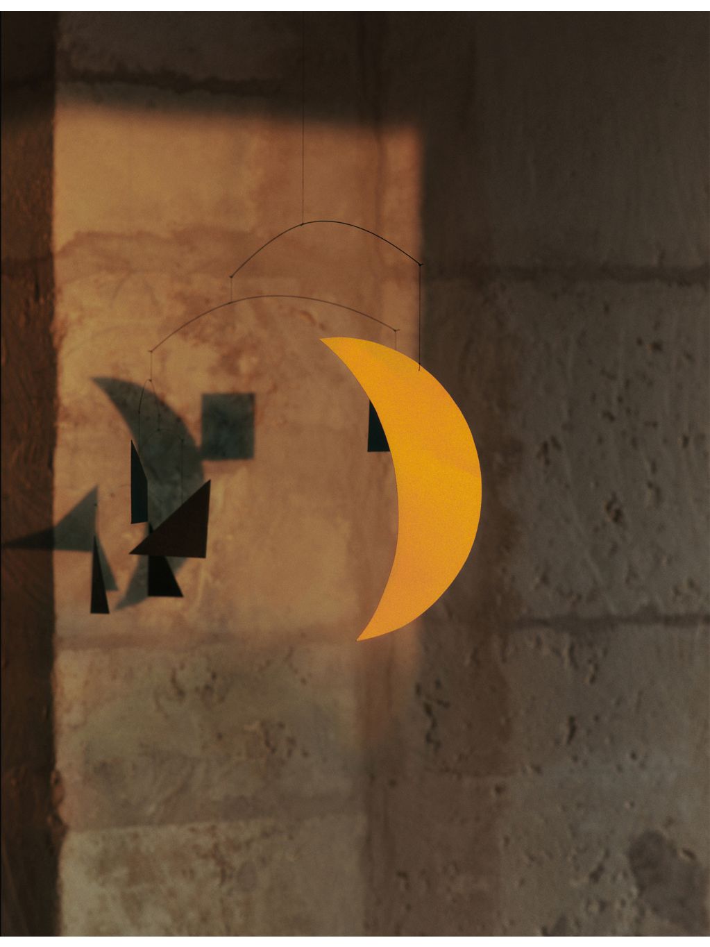 ferm LIVING cardboard and metal mobile 40cm, imported from the UK