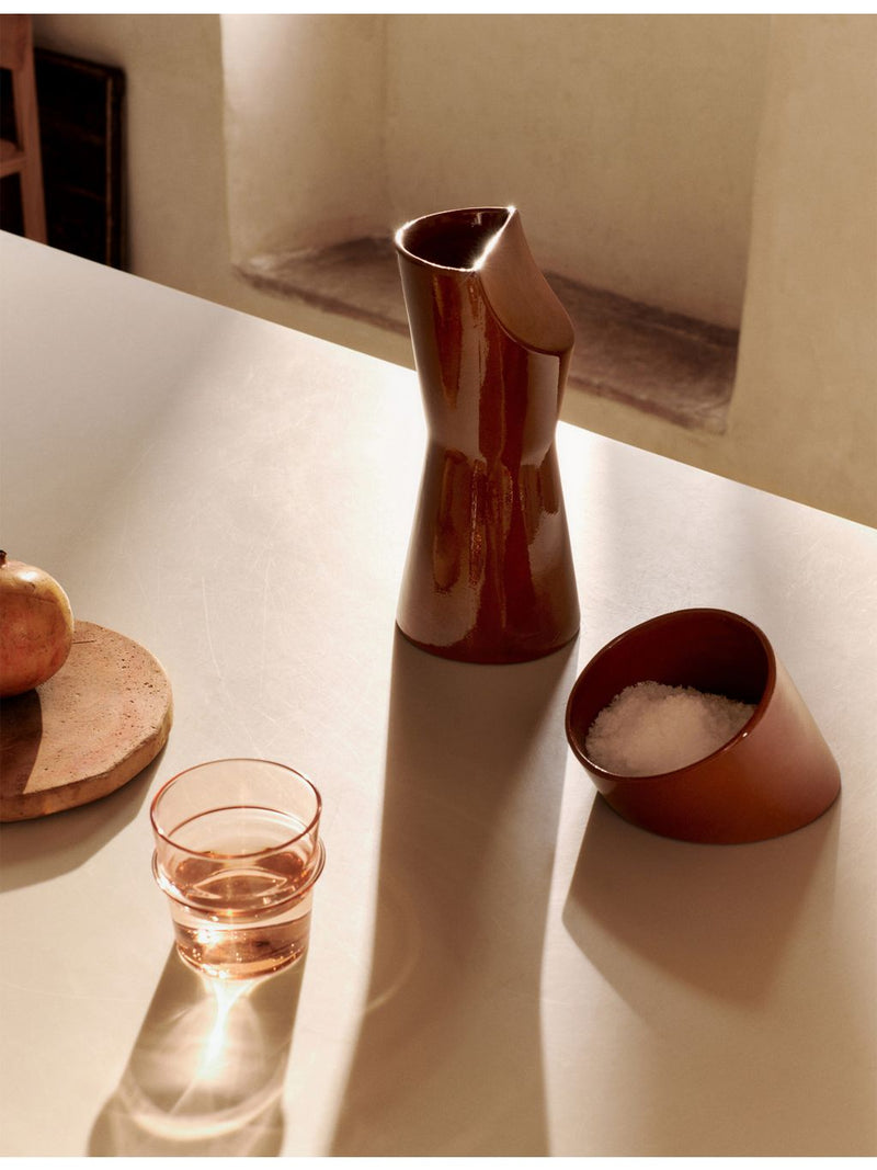 ferm LIVING Sola terracotta salt pig 16cm (British brand)