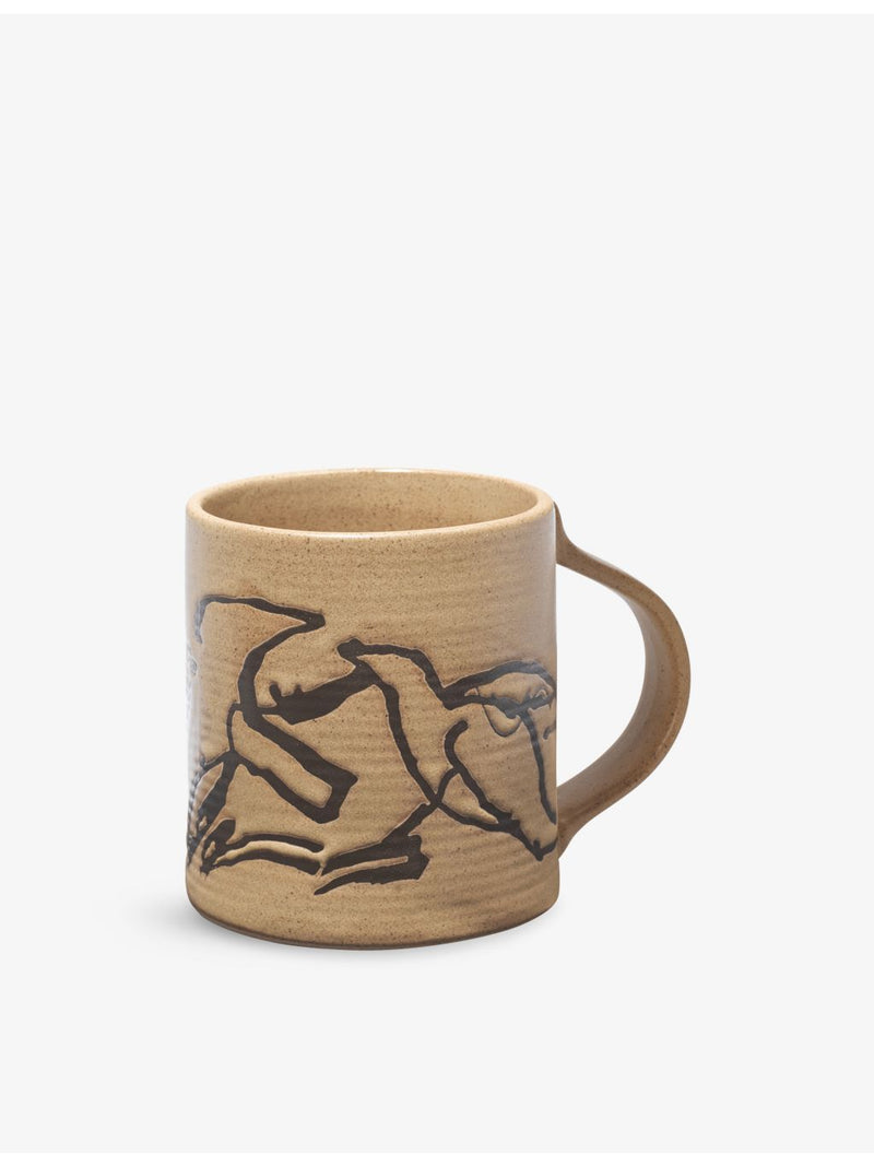 Utzon stoneware mug Can Lis Vuelo 9cm (British brand)