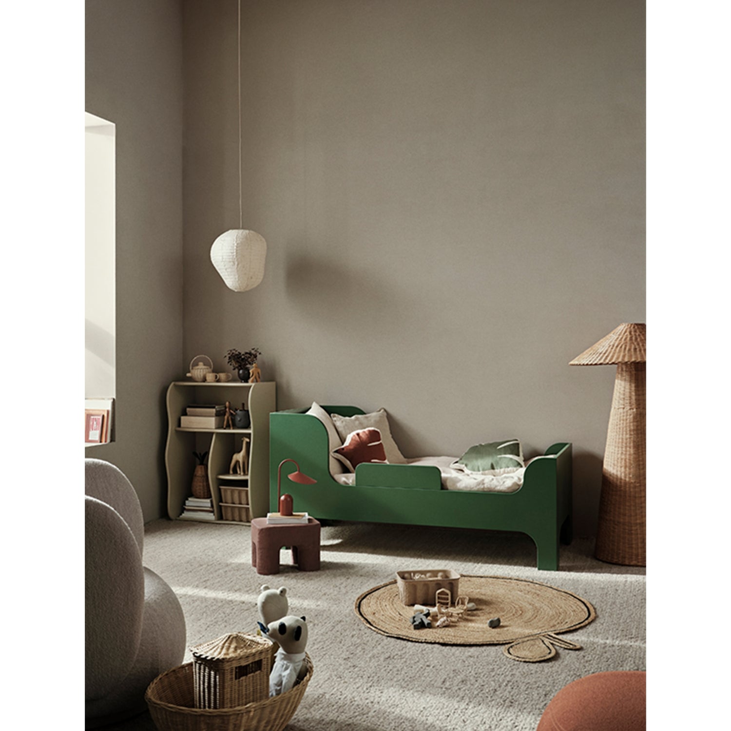 ferm LIVING Kurbis washi-paper lamp shade 38cm - British product