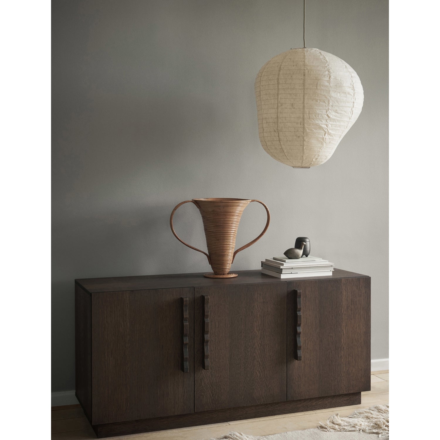 ferm LIVING Kurbis washi-paper lamp shade 60cm (British brand)