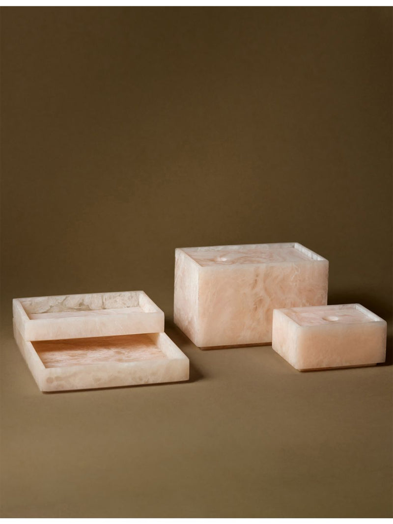 ferm LIVING Mist resin box with lid 15cm (British brand)