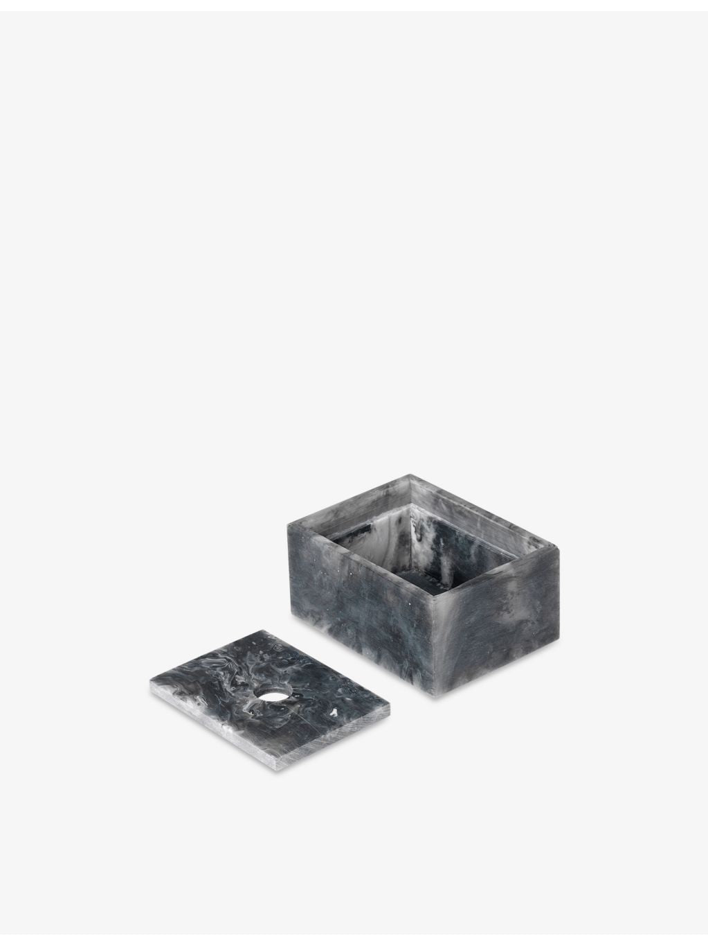 ferm Living Mist marble resin box 10cm, UK version