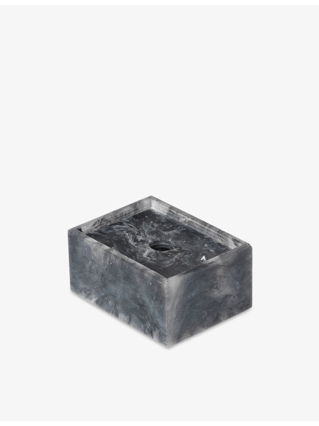 ferm Living Mist marble resin box 10cm, UK version