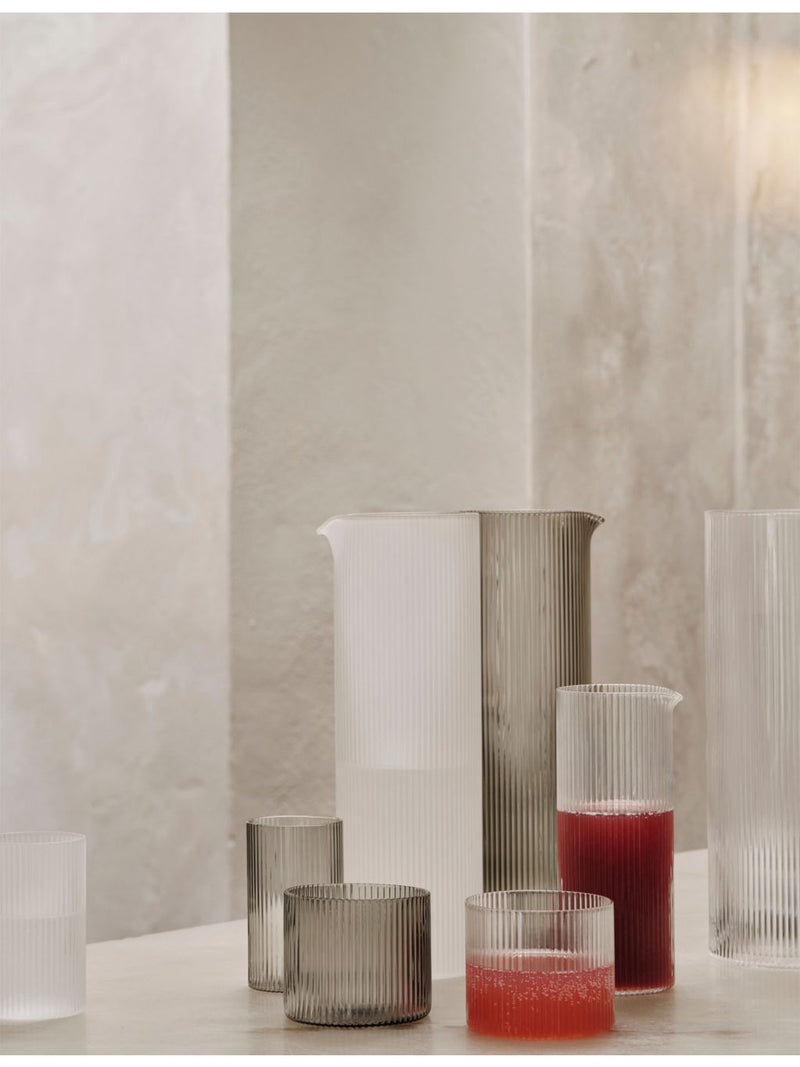 ferm LIVING Ripple glass milk jug 40cl (British brand)