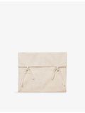 ferm LIVING cotton canvas hanging storage bag with six pockets, British brand
