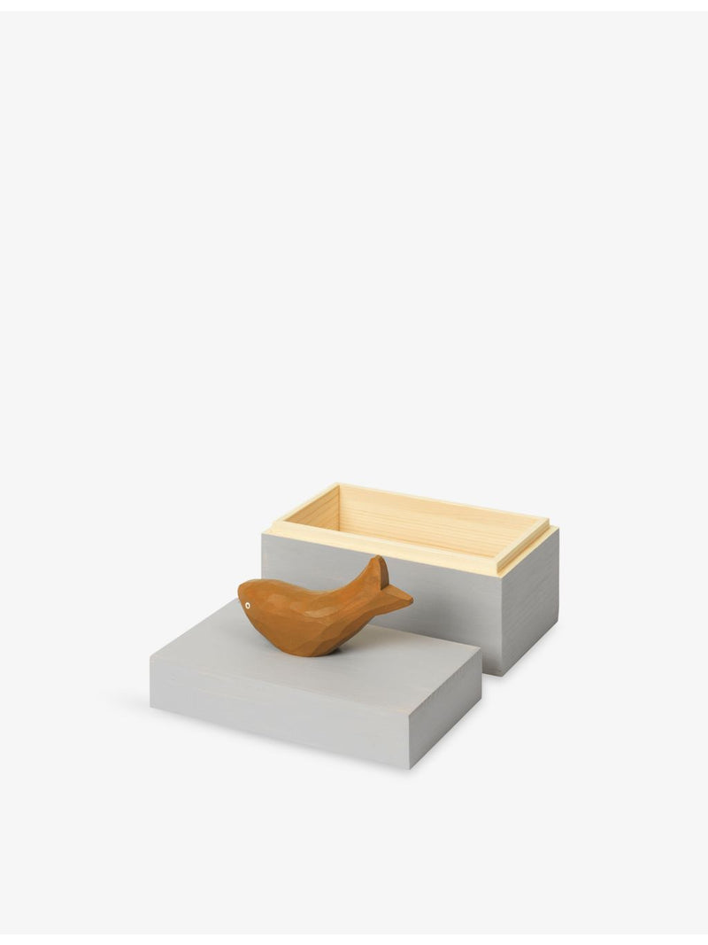 ferm LIVING Mist Harbour fish-handle wooden box, imported from the UK