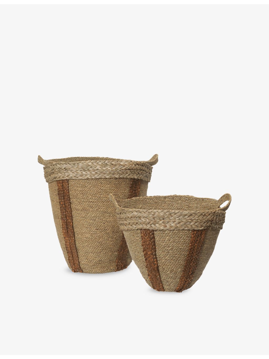 Ferm Living Mar woven baskets set of two, UK version