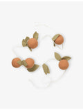 ferm LIVING orange cotton garland 220cm, imported from the UK