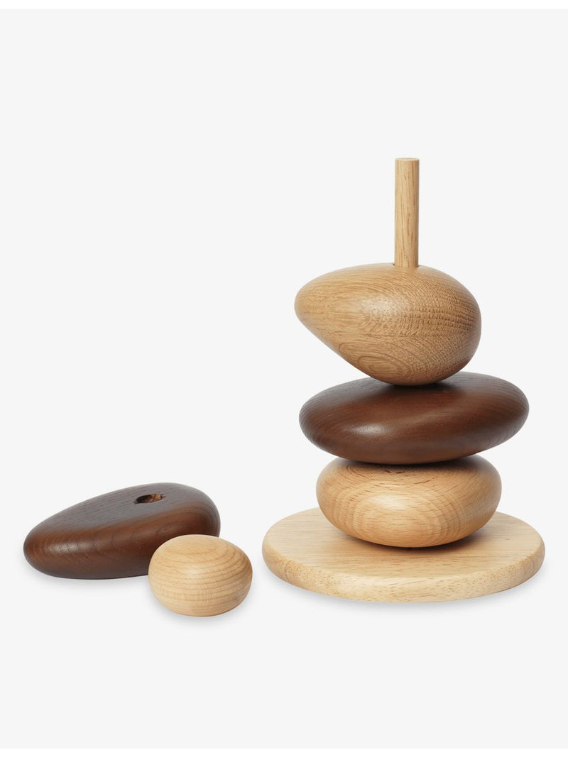 ferm LIVING stacking blocks Pebble 13.5cm, imported from the UK