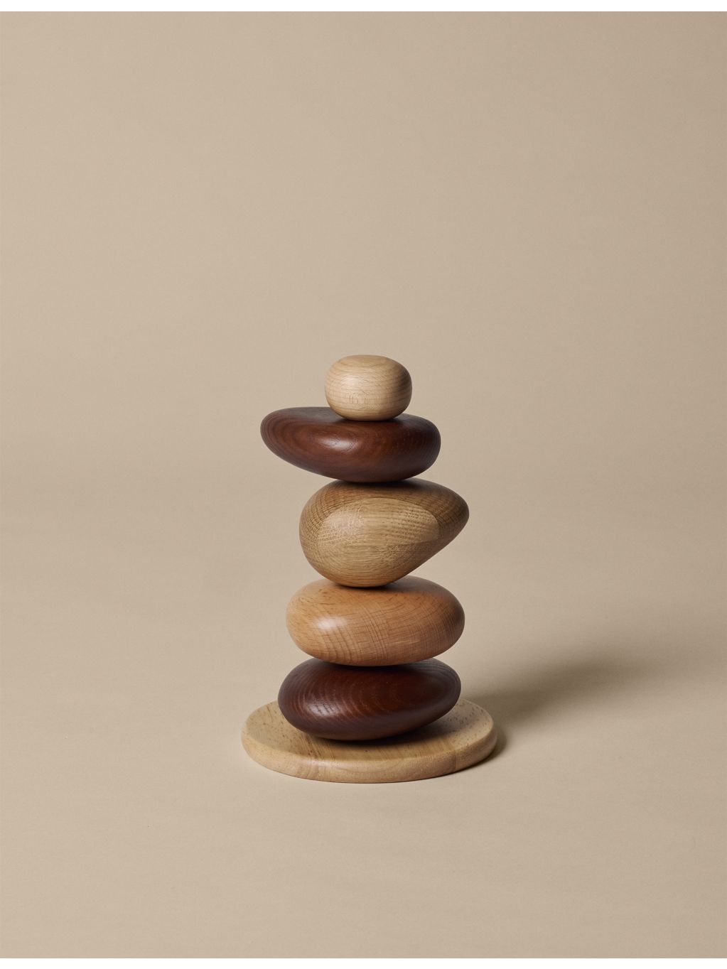 ferm LIVING stacking blocks Pebble 13.5cm, imported from the UK