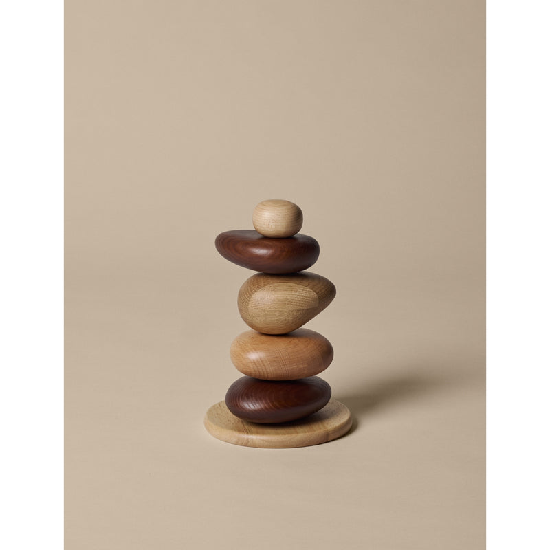 ferm LIVING stacking blocks Pebble 13.5cm, imported from the UK